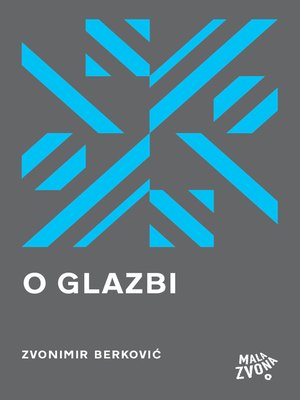 cover image of O glazbi